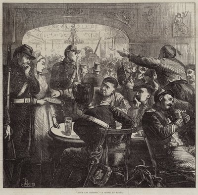 Para los heridos, una escena en Lyon de Frederick Barnard